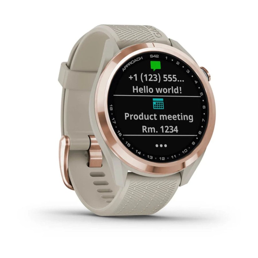 Accessoires & Montres Garmin Montres & Gps | Montre Gps Approach S42 Rosegold