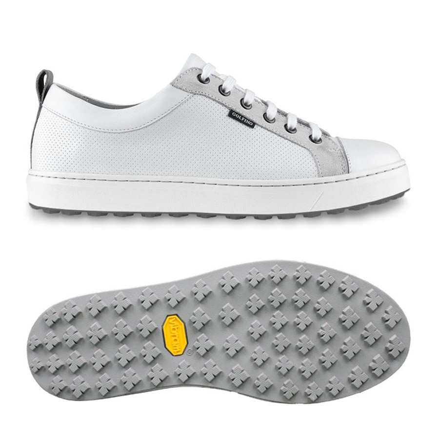 Chaussures Golfino Chaussures De Golf Femme | Lucca 2479623 Optic White/100 Femme