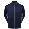 Vetements FootJoy Tenues De Pluie | Veste De Pluie Fj Hydroknit Marine/Ciel Homme