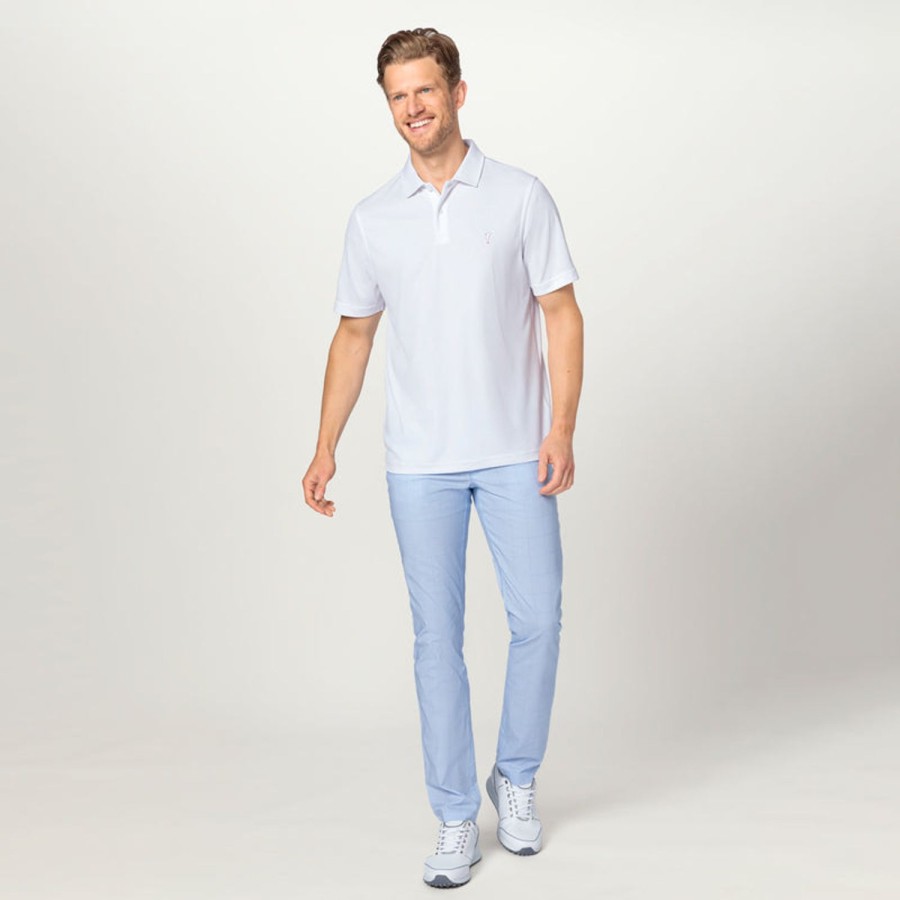 Vetements Golfino Polos | Polo The Mallorca White Homme