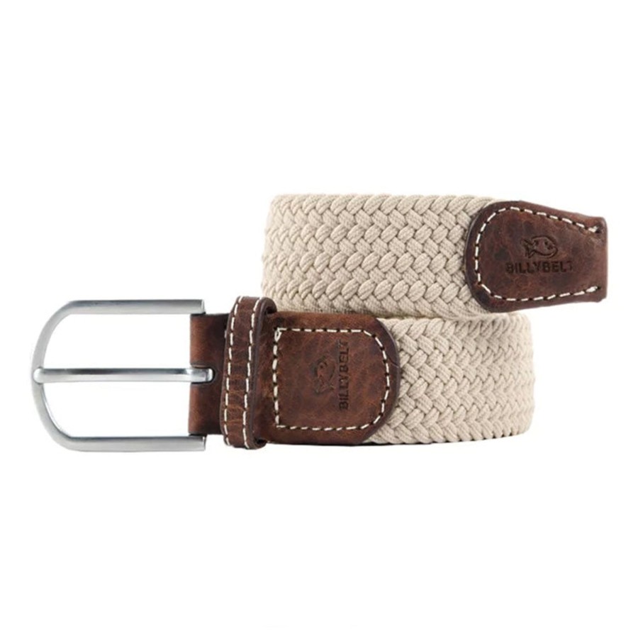 Vetements Billybelt Ceintures | Ceinture Tressee Beige Sable Homme