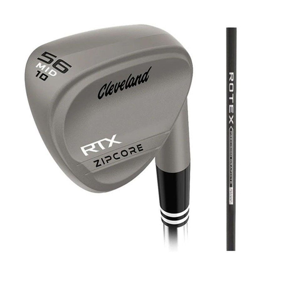 Clubs Cleveland Golf Wedges | Wedge Rtx Zipcore Raw Graphite Ungripped