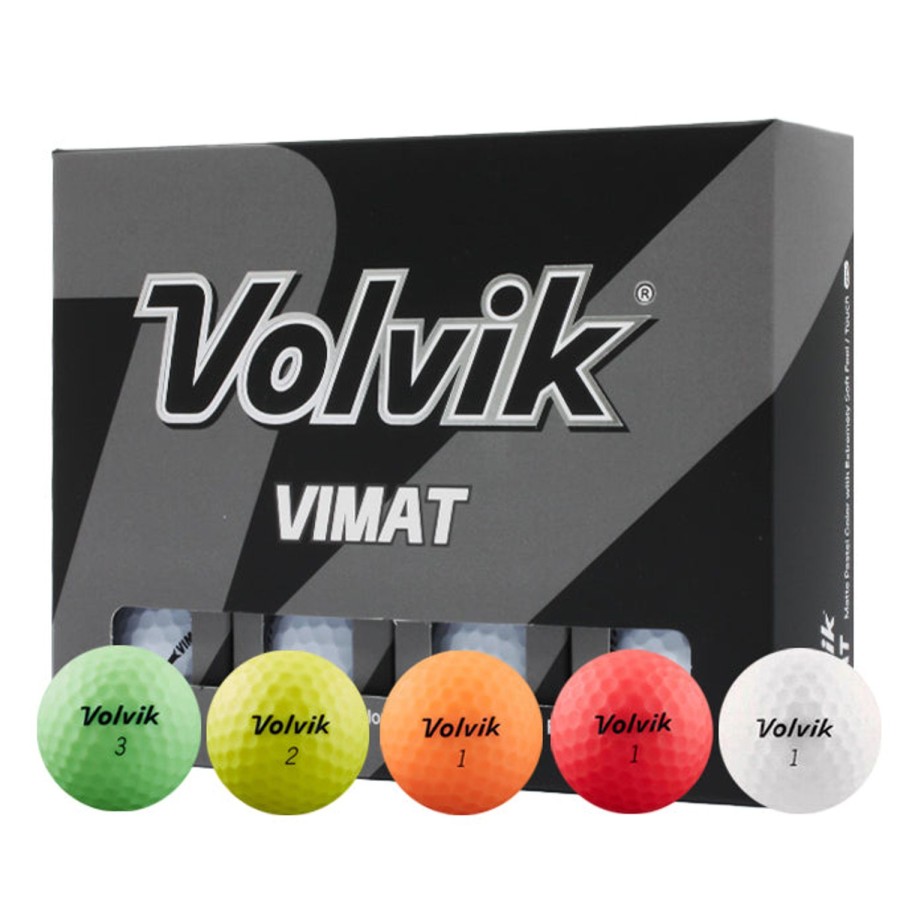 Balles Volvik Balles De Golf | 12 Balles De Golf Vimat Soft