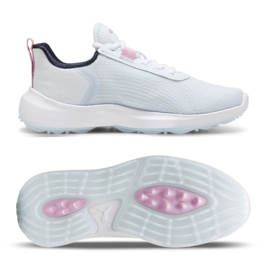 Chaussures Puma Chaussures De Golf Femme | Fusion Crush Sport Icy Blue Pink Femme