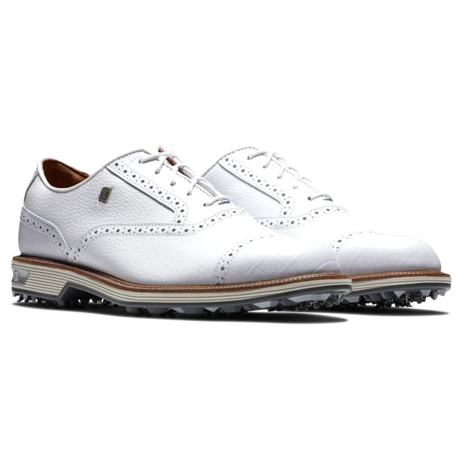 Chaussures FootJoy Chaussures De Golf Homme | Premiere Series Tarlow 53903 Blanc Homme