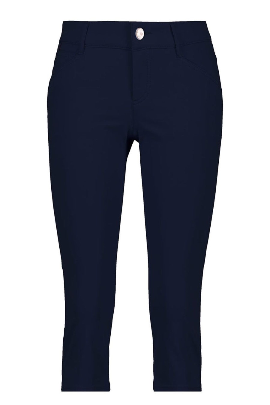 Vetements Alberto Pantalons | Pantalon 3/4 Mona-C 7335 E2 Marine/899 Femme