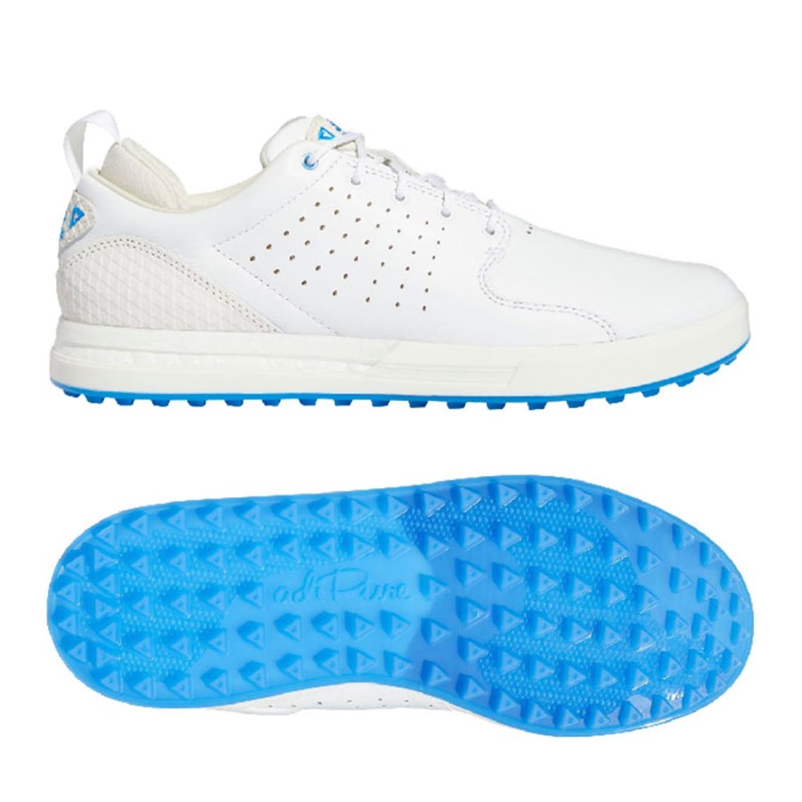 Chaussures Adidas Chaussures De Golf Homme | Flopshot Gv9668 Blanc Homme