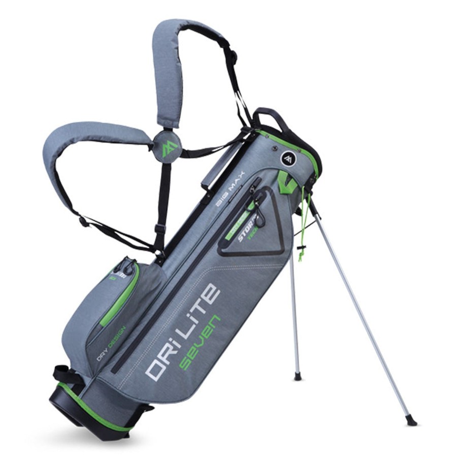 Sacs Bigmax Sacs De Golf Trepied | Sac Trepied Drilite Seven Storm Silver Lime