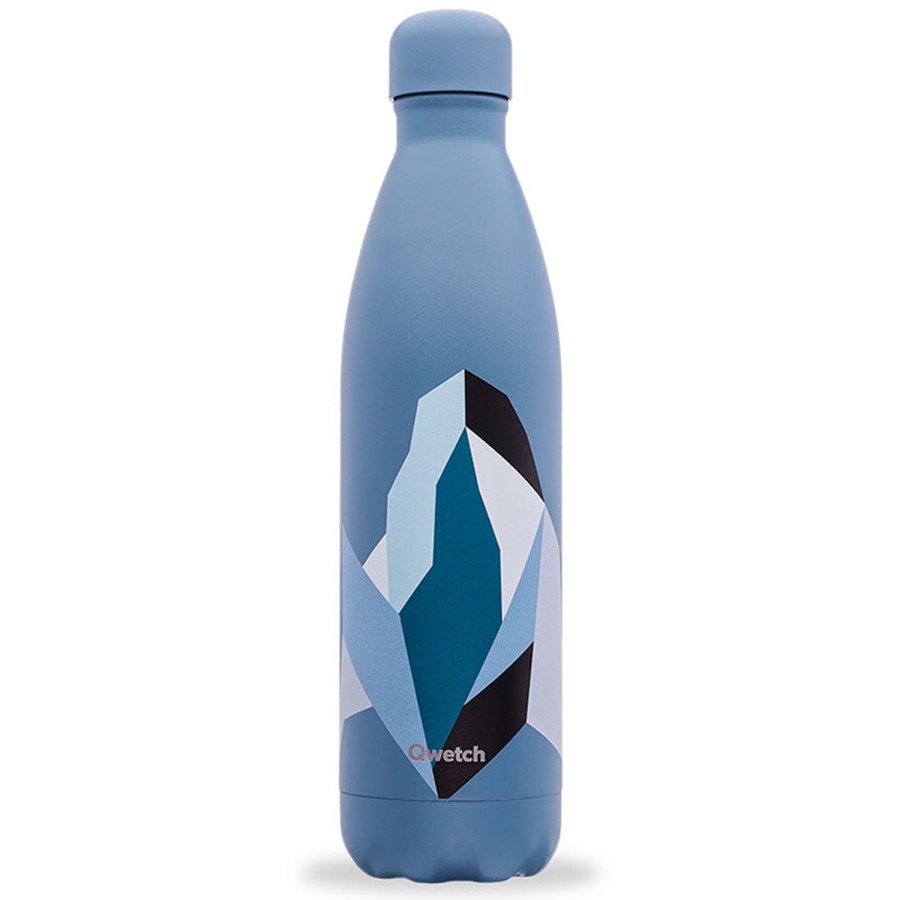 Accessoires & Montres Qwetch Gourdes Et Bouteilles | Bouteille Isotherme Inox Altitude Bleu Denim 750Ml