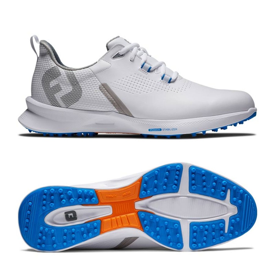 Chaussures FootJoy Chaussures De Golf Homme | Fuel 55440 Blanc Homme