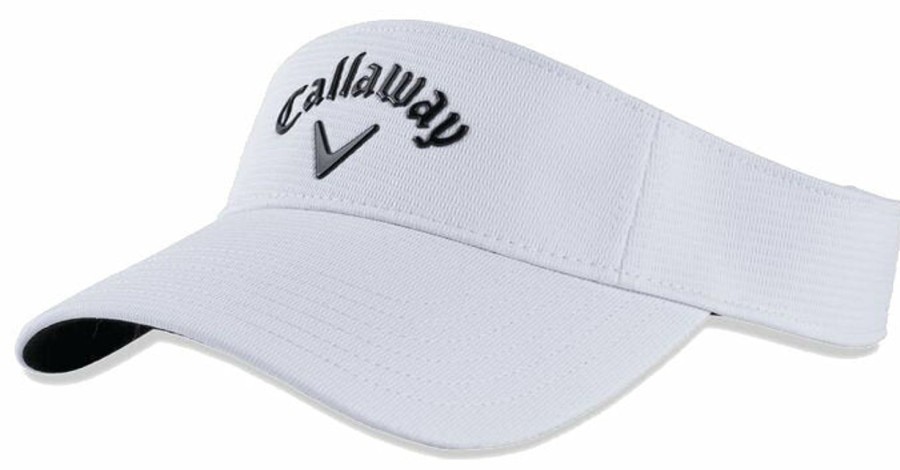 Vetements Callaway Golf Casquettes, Chapeaux Et Visieres | Visiere Liquid Metal White Black