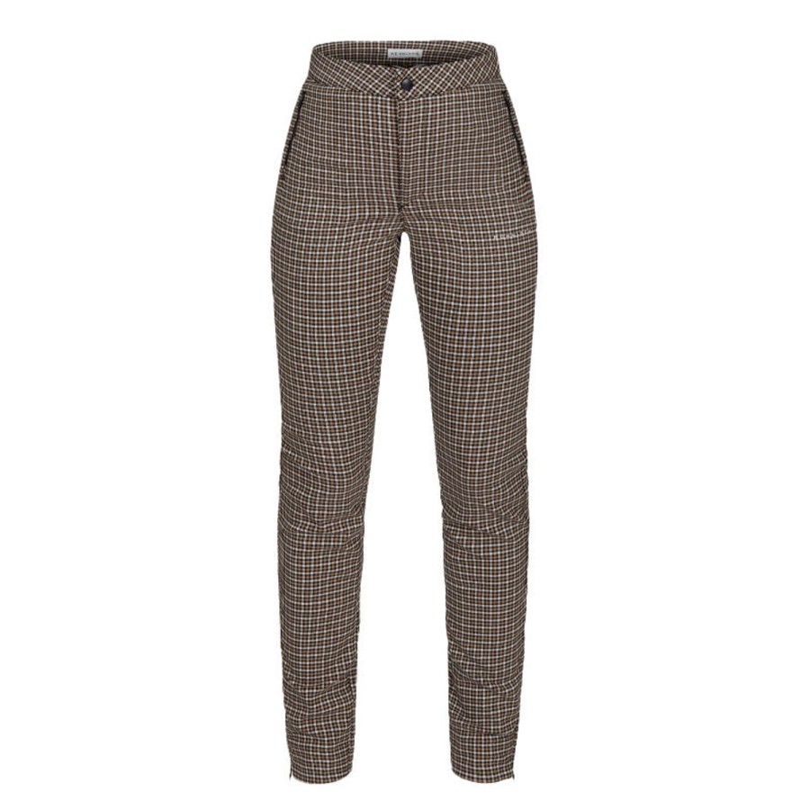 Vetements Rohnisch Pantalons | Pantalon Jess Yarndye Minicheck Brown