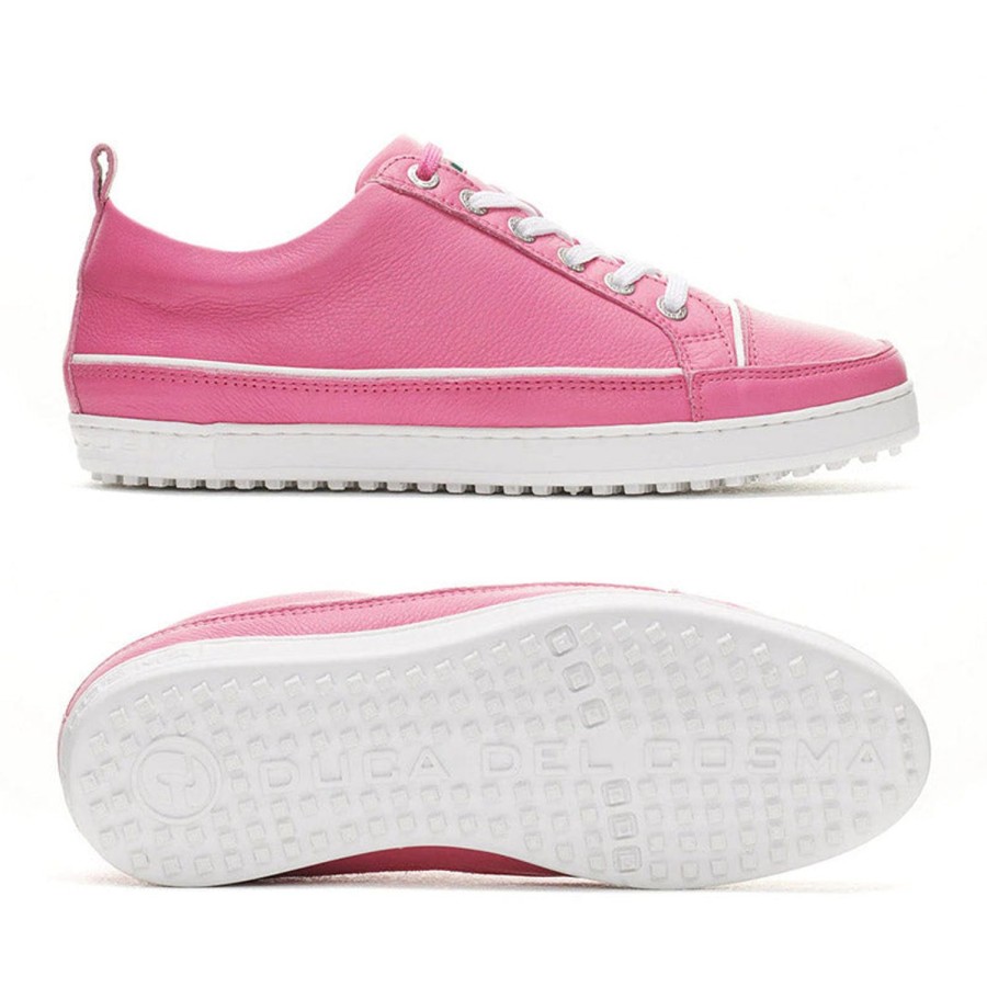 Chaussures Duca Del Cosma Chaussures De Golf Femme | Festiva 111401 Rose Femme