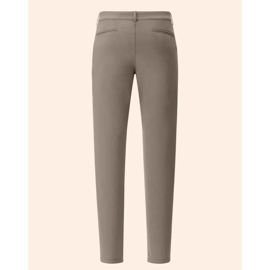 Vetements Chervo Pantalons | Pantalon Sestante Marron Taupe Homme