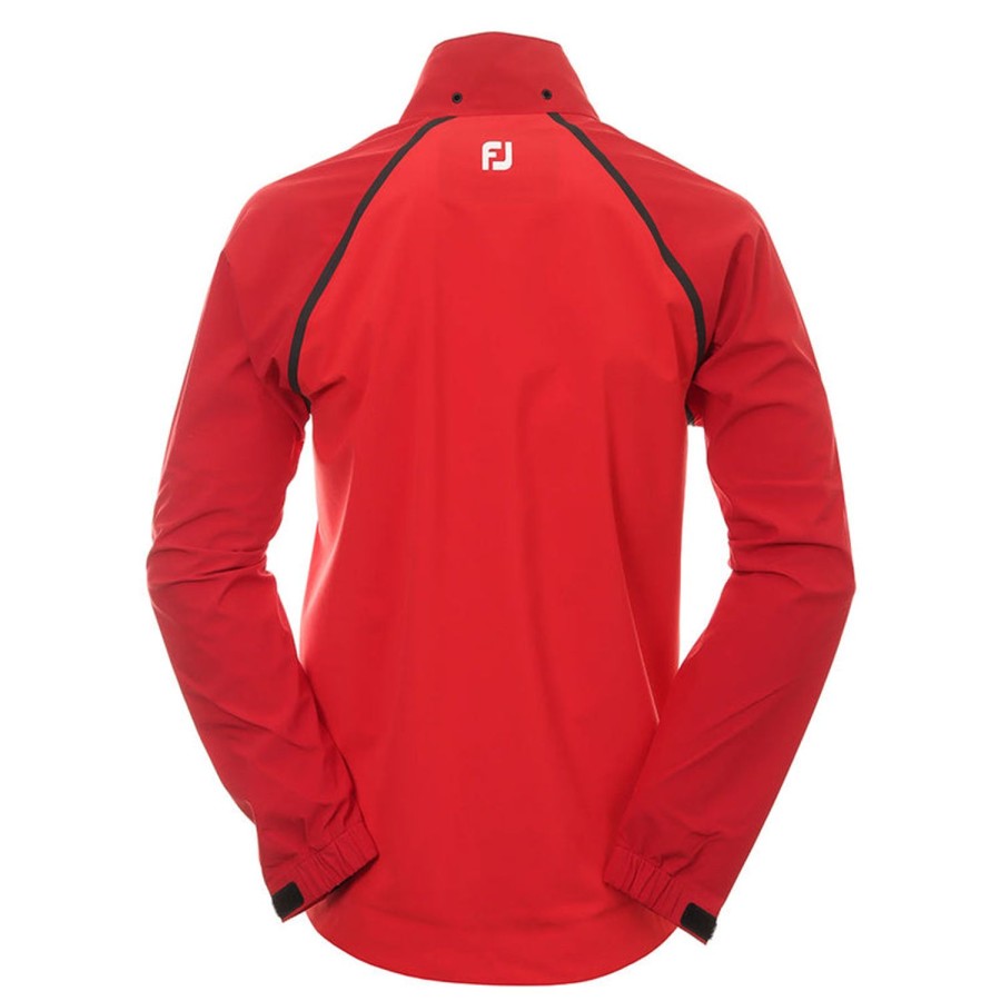 Vetements FootJoy Tenues De Pluie | Veste De Pluie Fj Hydrotour Red Homme