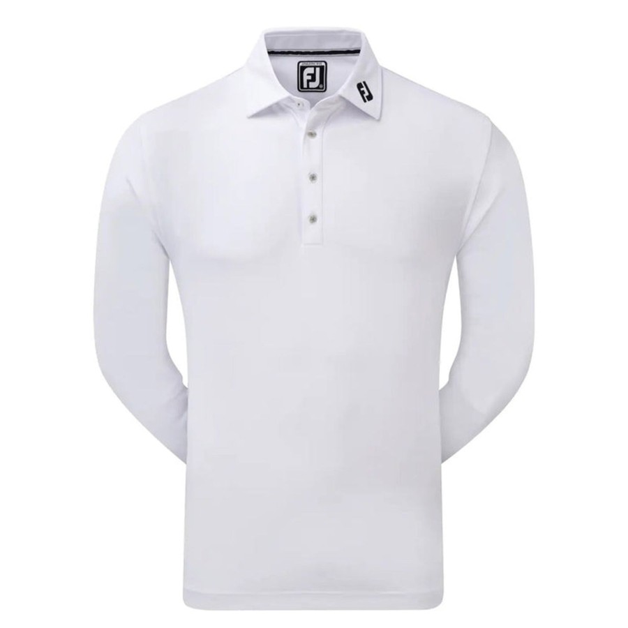 Vetements FootJoy Polos | Polo Ml Thermocool White Homme