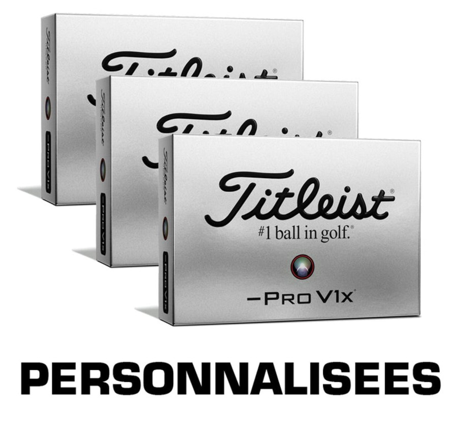 Balles Titleist Balles De Golf Personnalisees | 3X12 Balles Prov1X Left Dash Personnalisees