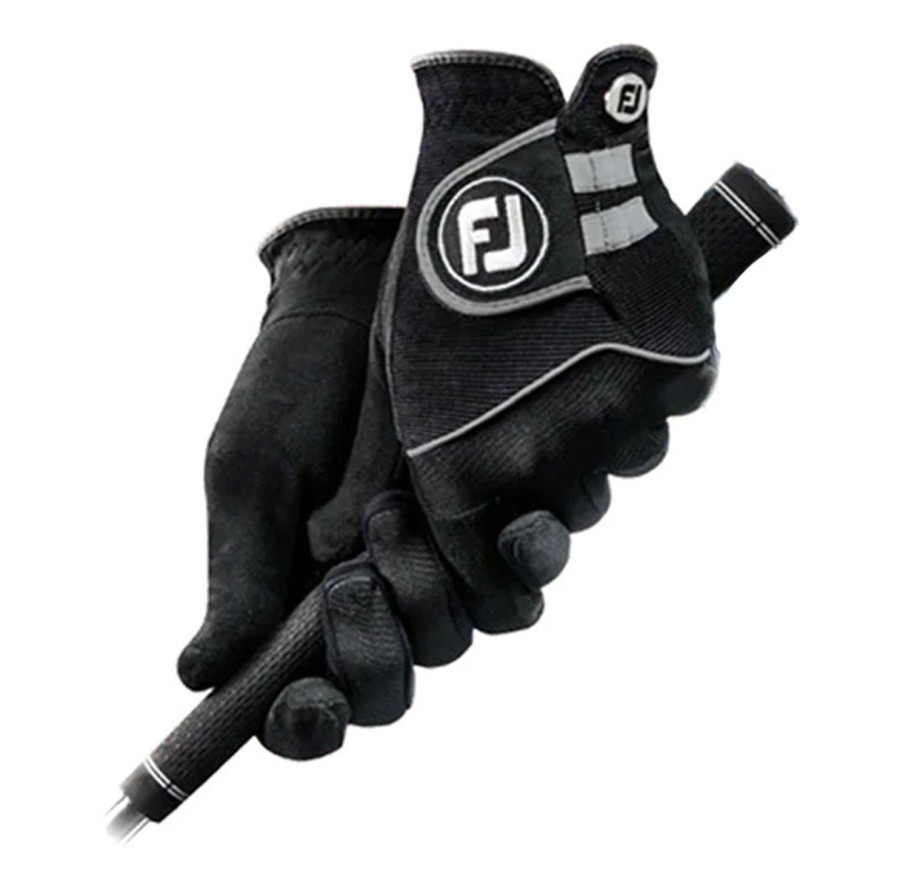 Gants FootJoy Gants De Golf Femme | 2 Gants Raingrip 67280 Noir Femme