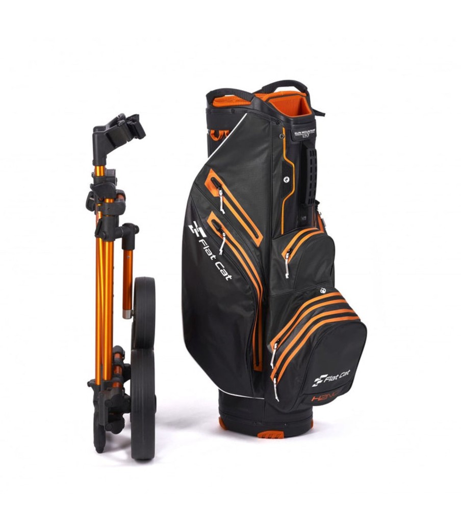 Sacs Flat Cat Sacs De Golf Chariot | Sac Chariot Lite Fit Orange