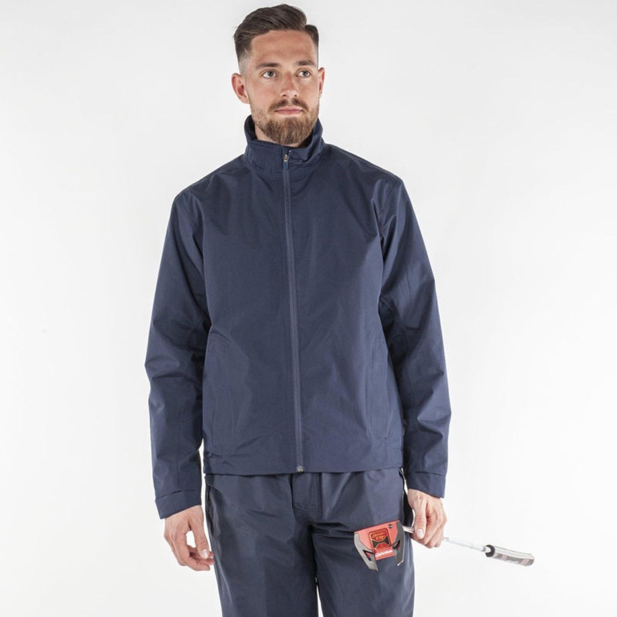 Vetements Galvin Green Vestes Et Coupe-Vent | Veste Waterproof Gore-Tex Arlie Navy Homme