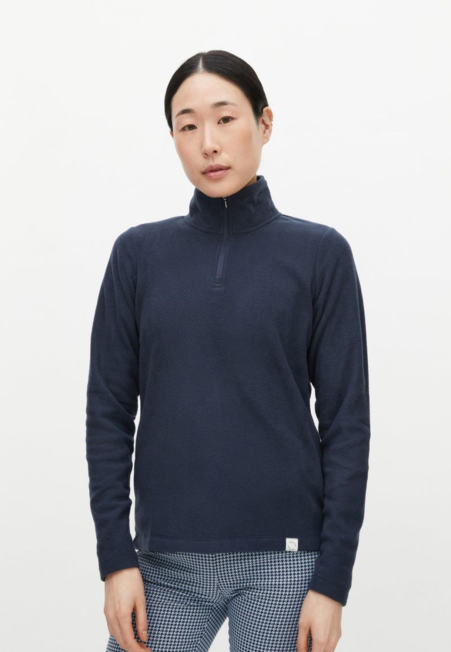 Vetements Rohnisch Pulls Et Sweats | Polaire Light Fleece 111262 H3 Navy Femme