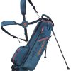 Sacs Bigmax Sacs De Golf Trepied | Sac Trepied Trepied Heaven 7 Bleu Petrole/ Orange