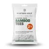 Accessoires & Montres Masters Tees | 130 Tees 2 1/8 Bamboo Bumper Pack White (54 Mm)