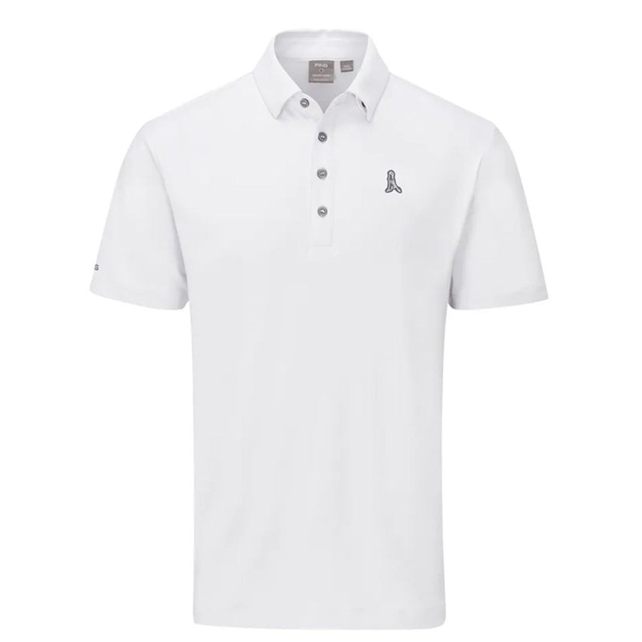 Vetements Ping Polos | Polo Mr Ping White Homme