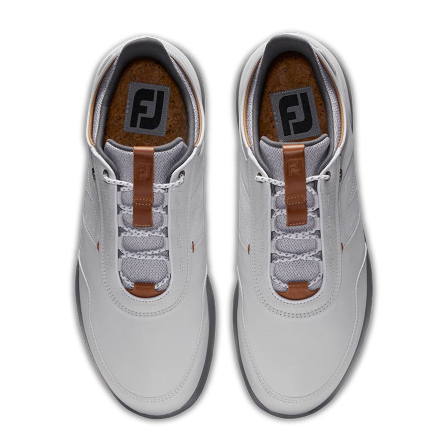 Chaussures FootJoy Chaussures De Golf Homme | Fj Stratos 50012 Blanc Homme