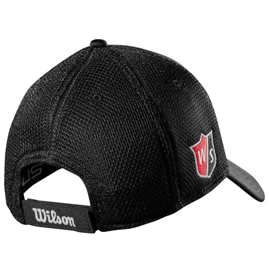 Vetements Wilson Casquettes, Chapeaux Et Visieres | Casquette Mesh Performance Black Homme