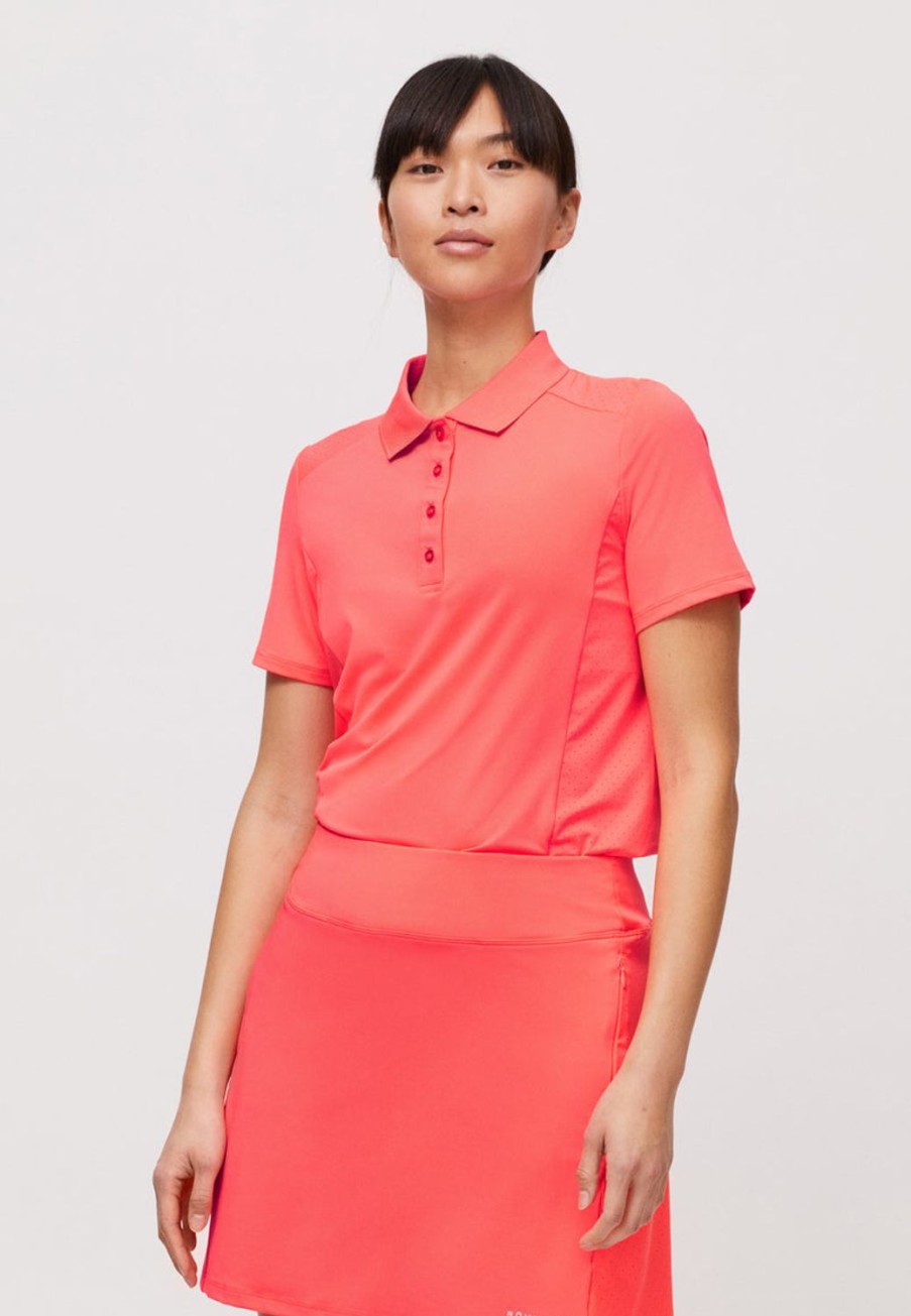 Vetements Rohnisch Polos | Polo Rumie Neon Pink Femme