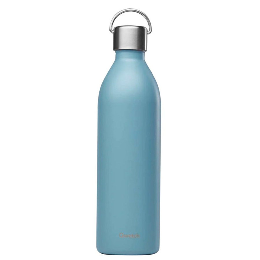 Accessoires & Montres Qwetch Gourdes Et Bouteilles | Bouteille Isotherme Inox Active Bleu Acier 1L