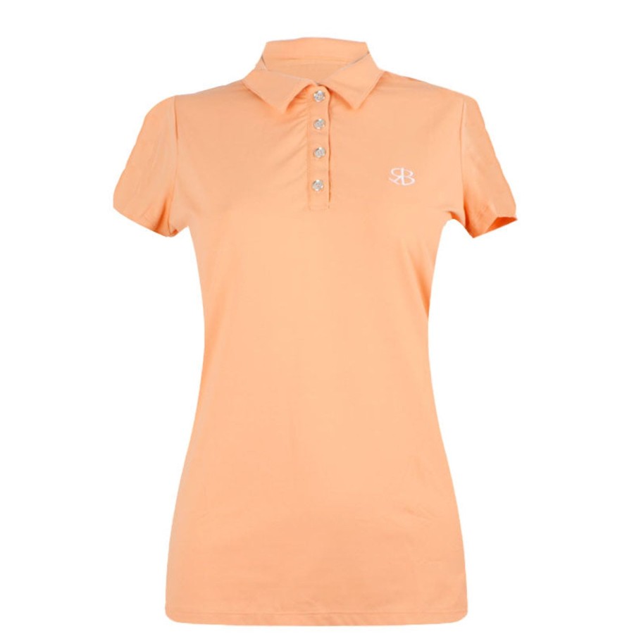 Vetements Chiberta Polos | Polo Geo Orange 55 Femme