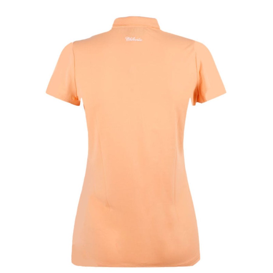 Vetements Chiberta Polos | Polo Geo Orange 55 Femme