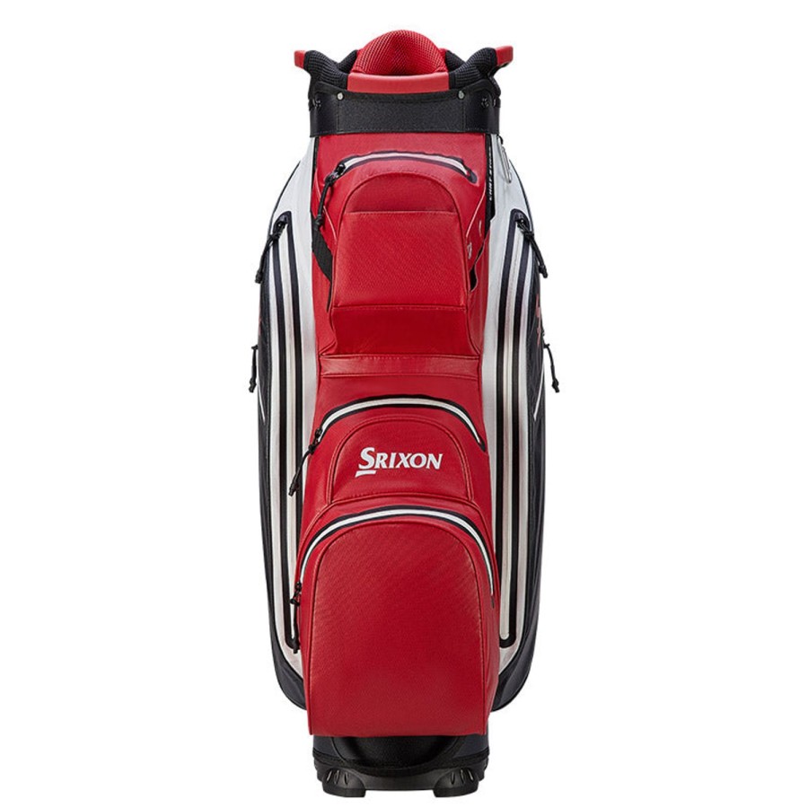 Sacs Srixon Sacs De Golf Chariot | Sac Chariot Weatherproof Rouge Noir Blanc