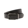 Vetements Lacoste Ceintures | Ceinture En Cuir Noir Marron Homme