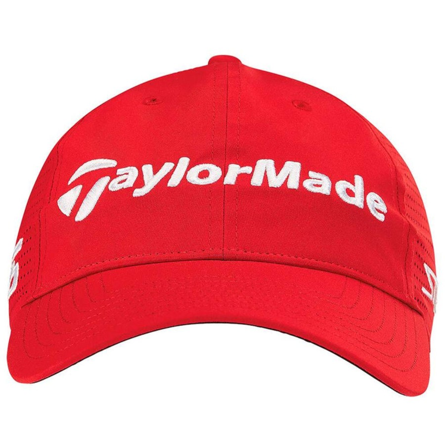 Vetements TaylorMade Casquettes, Chapeaux Et Visieres | Casquette Tour Litech Rouge Homme