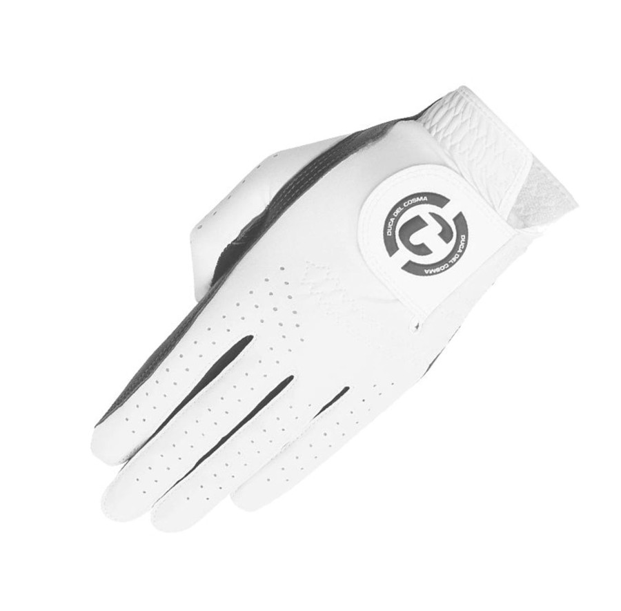 Gants Callaway Golf Gants De Golf Femme | Gant Cabretta Hybrid Pro 325021 Blanc/Gris Femme (Main Gauche)