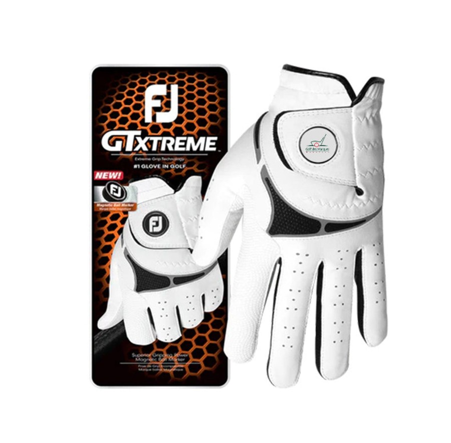 Gants FootJoy Gants De Golf Homme | Gant Gtxtreme Ballmark Gdm Blanc Homme