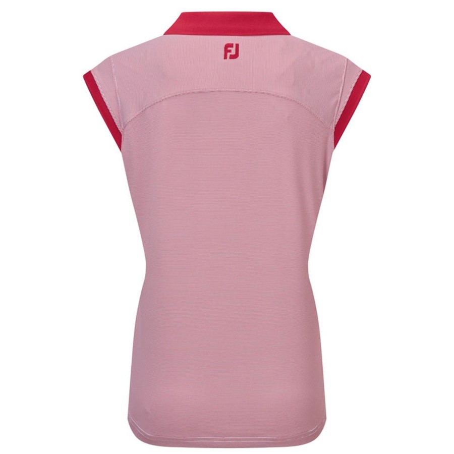 Vetements FootJoy Polos | Polo 82503E2 Rouge Femme