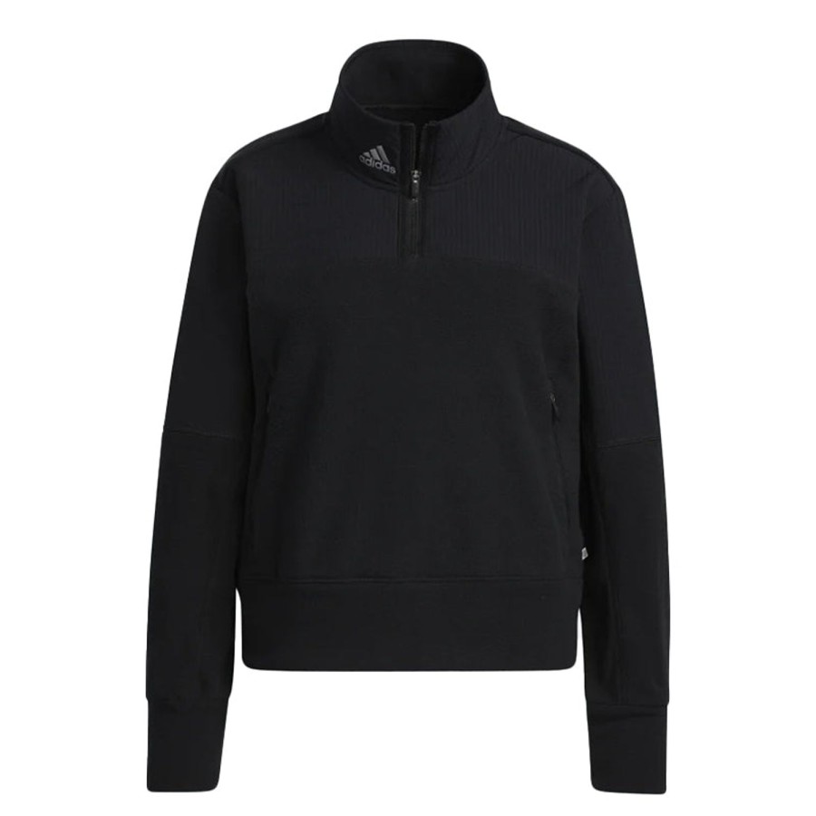 Vetements Adidas Veste Et Coupe-Vent | Veste En Molleton 1/4 Zip Hm5315 H3 Femme