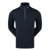 Vetements FootJoy Pulls Et Sweats | Pull Chill Out Thermoseries Marine/Bleu Gris Homme