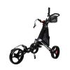 Chariots Trolem Chariots De Golf Manuels | One Lock Noir + Housse Transport (3 Roues)