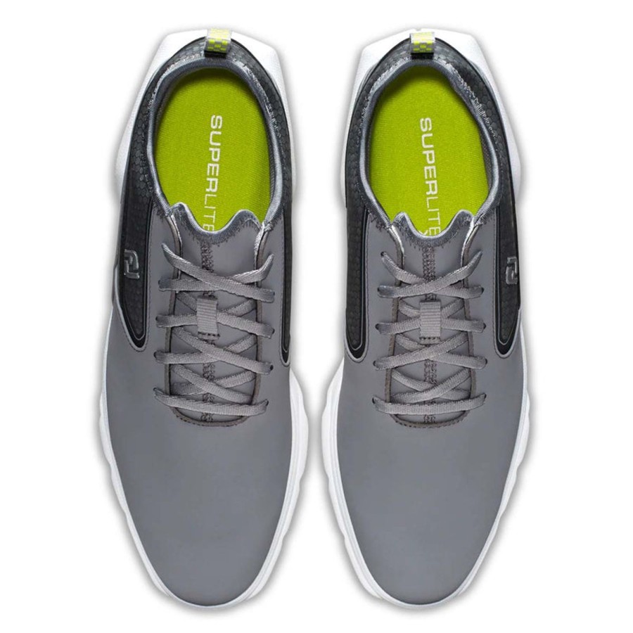 Chaussures FootJoy Chaussures De Golf Homme | Superlites Xp 58086 Gris/Lime Homme