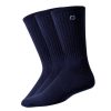 Vetements FootJoy Chaussettes | 3 Paires De Chaussettes Fj Comfortsof Crew Marine Homme