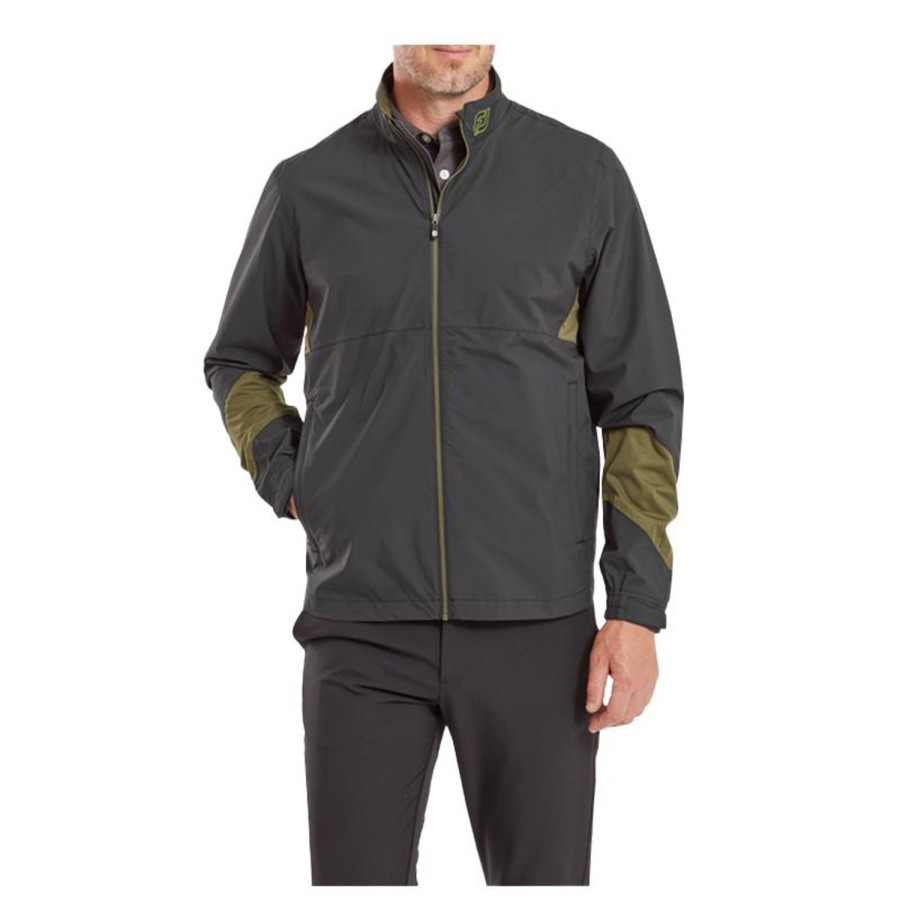 Vetements FootJoy Tenues De Pluie | Veste De Pluie Hydrolite Black Olive Homme