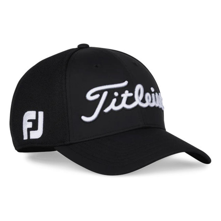 Vetements Titleist Casquettes, Chapeaux Et Visieres | Casquette Tour Sports Mesh Th8Ftme Black Homme