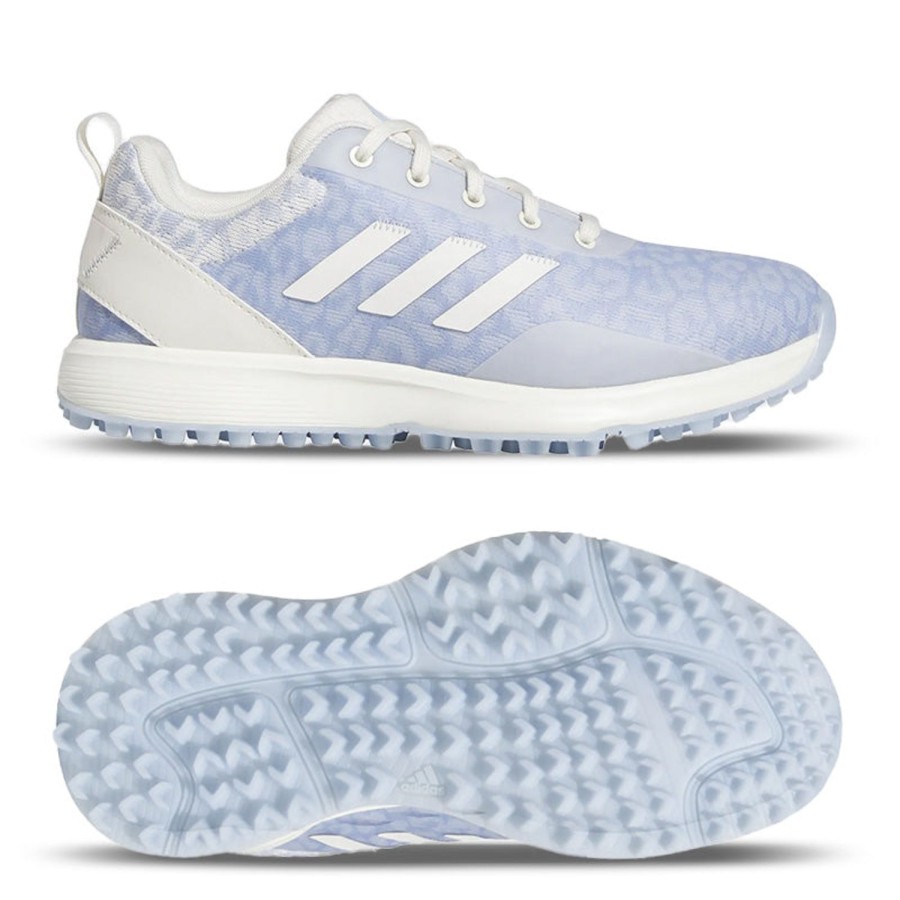 Chaussures Adidas Chaussures De Golf Femme | S2G Sl Gv9428 Blue Cloud White Femme