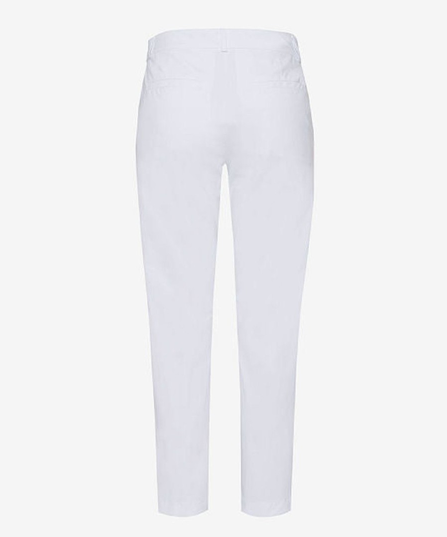 Vetements Brax Golf Pantalons | Pantalon Celina White Femme