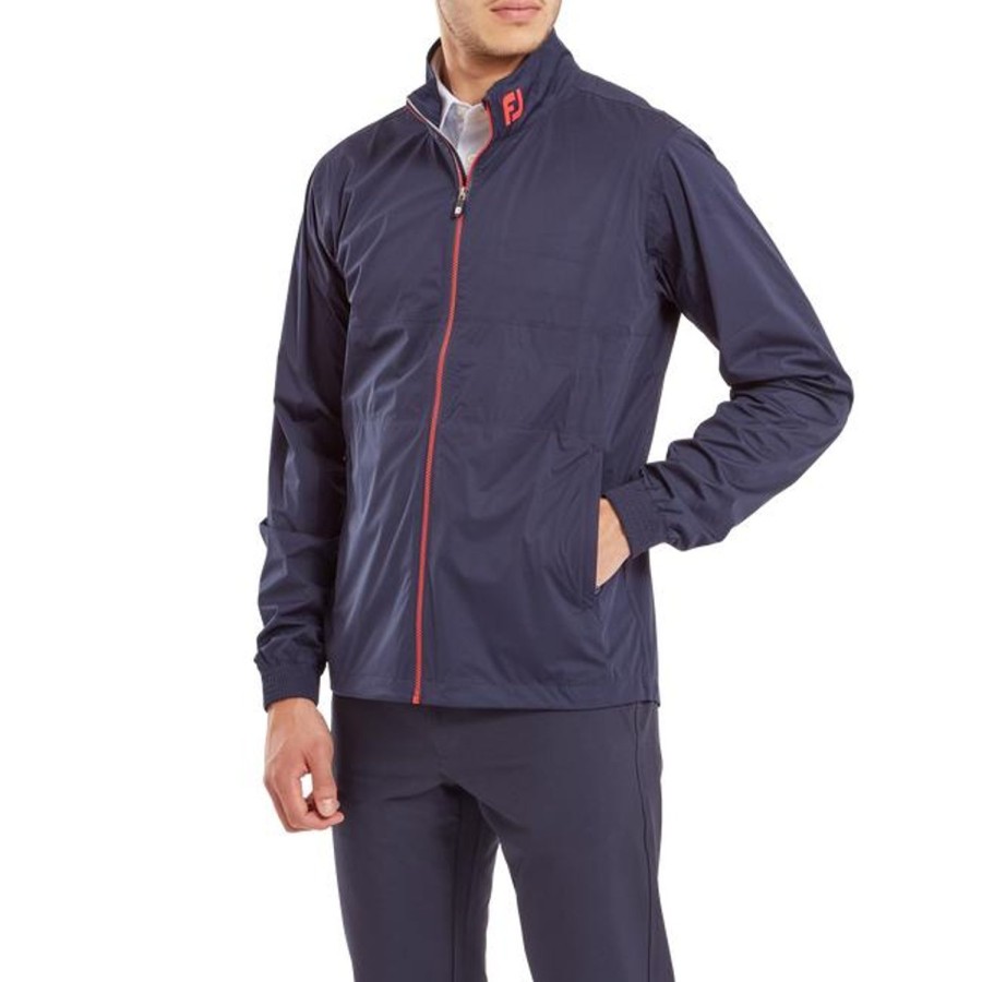 Vetements FootJoy Tenues De Pluie | Veste De Pluie Hydroknit Blue Red Homme